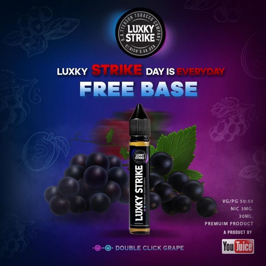 Luxky Strike Double Click Grape 30ml Nic3